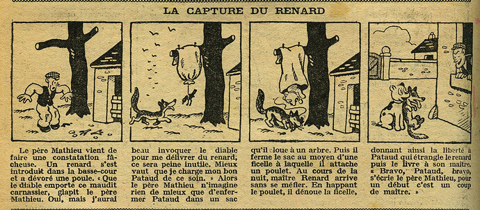 Cri-Cri 1931 - n°675 - page 4 - La capture du renard - 3 septembre 1931