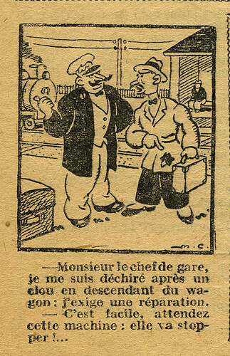 Cri-Cri 1932 - n°742 - page 11 - Dessin sans titre- 15 décembre 1932
