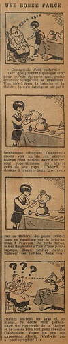 Fillette 1935 - n°1401 - page 7 - Une bonne farce -27 janvier 1935
