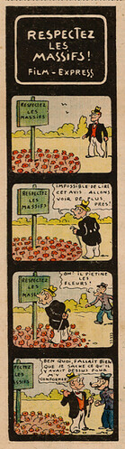 Pierrot 1936 - n°27 - page 5 - Respectez les massifs ! - Film Express - 5 juillet 1936