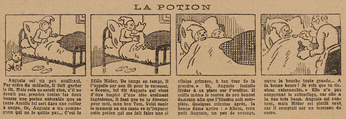 Fillette 1927 - n°1005 - page 6 - La potion - 26 juin 1927