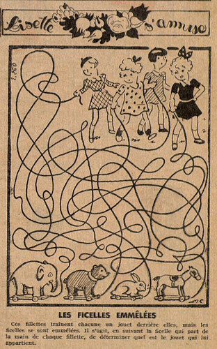 Lisette 1939 - n°49 - Les ficelles emmêlées - 3 décembre 1939 - page 7