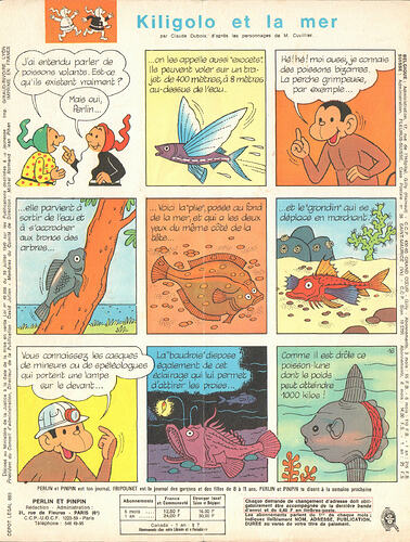 Perlin et Pinpin n°39 du jeudi 26 septembre 1968