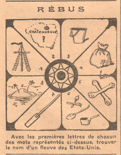 Coeurs Vaillants 1935 - n°23 - page 6 - Rébus - 9 juin 1935
