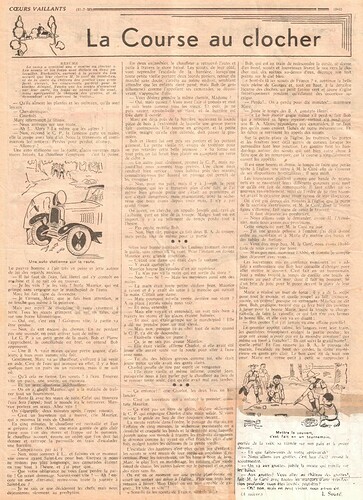 Coeurs Vaillants 1932 - n°31 - Page 6 - La course au clocher - 31 juillet 1932