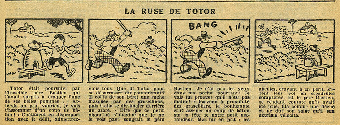 Cri-Cri 1934 - n°837 - page 11 - La ruse de Totor - 11 octobre 1934