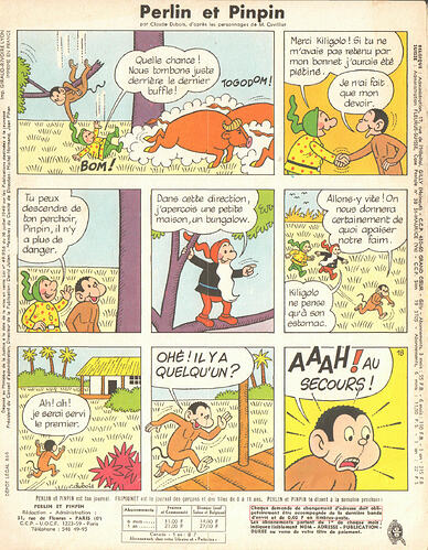 Perlin et Pinpin n°39 du jeudi 28 septembre 1967