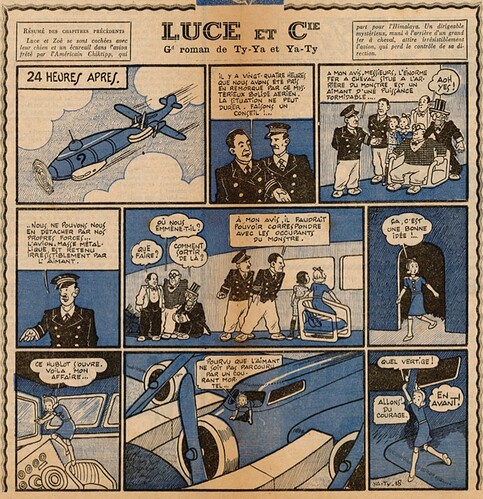 Ames Vaillantes 1938 - n°13 - pages 4 et 5 - Lucie et Cie - 31 mars 1938