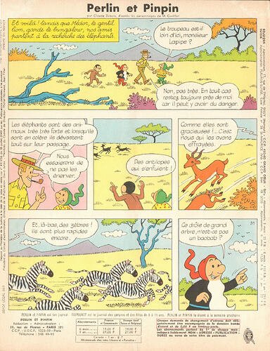 Perlin et Pinpin n°52 du jeudi 28 décembre 1967