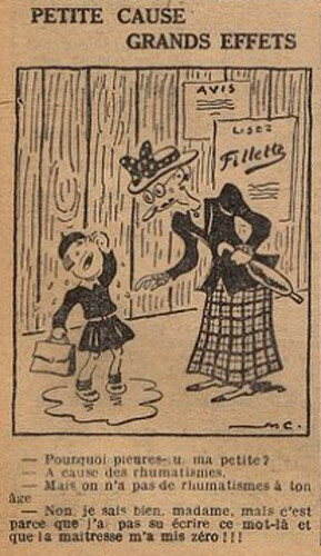 Fillette 1938 - n°1573 - page 6 - Petite cause grands effets - 15 mai 1938