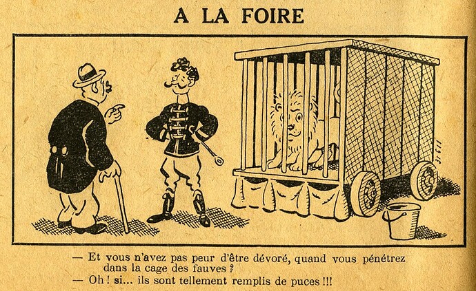 Almanach Pierrot 1930 - page 128 - A la foire