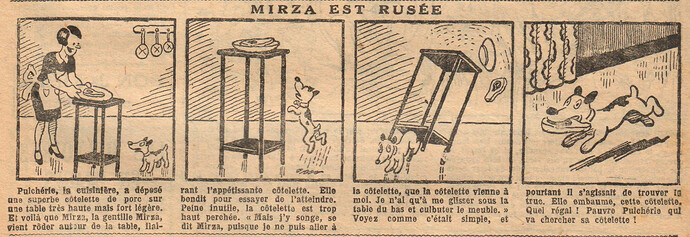 Fillette 1932 - n°1264 - page 11 - Mirza est rusée - 12 juin 1932