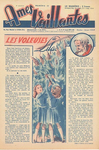 Ames Vaillantes 1944 - n°11 - 30 avril et 7 mai 1944 - page 1