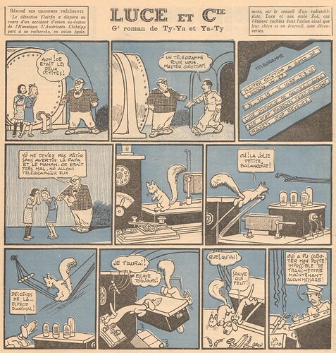 Ames Vaillantes 1938 - n°11 - page 8 - Lucie et Cie - 17 mars 1938