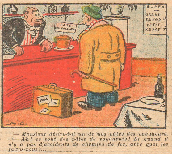 Almanach National 1934 - 4 - Mercredi 21 février 1934 - Monsieur désire-t-il un de nos pâtés