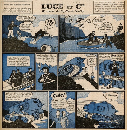 Ames Vaillantes 1938 - n°28 - page 1 - Lucie et Cie - 14 juillet 1938