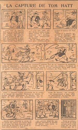 Coeurs Vaillants 1934 - n°45 - page 8 - La capture de Tom Hatt - 4 novembre 1934