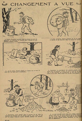 Pierrot 1928 - n°111 - page 10 - Changement à vue - 5 février 1928