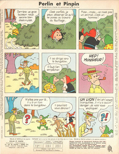 Perlin et Pinpin n°41 du jeudi 12 octobre 1967