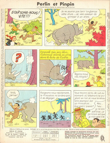 Perlin et Pinpin n°8 du jeudi 22 février 1968