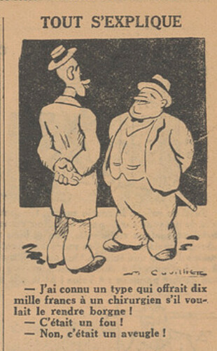 L'Epatant 1931 - n°1222 - page 11 - Tout s'explique - 31 décembre 1931
