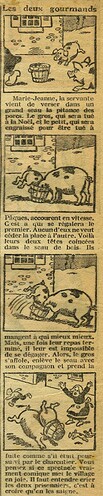 Cri-Cri 1932 - n°739 - page 2 - Les deux gourmands - 24 novembre 1932