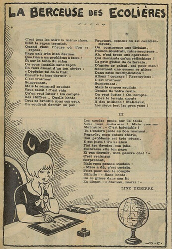 Fillette 1931 - n°1230 - page 7 - La berceuse des écolières - 18 octobre 1931