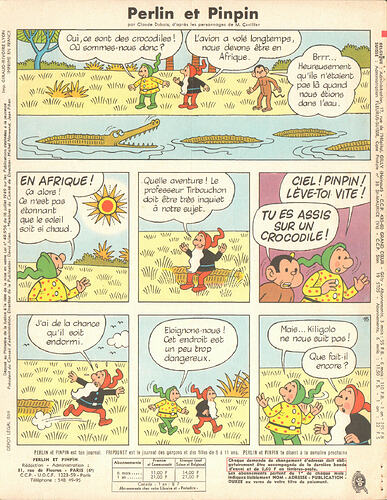 Perlin et Pinpin n°36 du jeudi 7 septembre 1967
