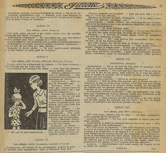 Fillette 1931 - n°1227 - page 11 - Une brillante réception - 27 septembre 1931