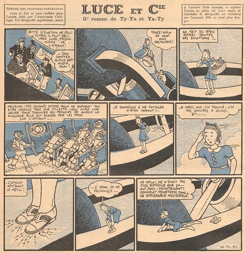 Ames Vaillantes 1938 - n°16 - page 8 - Lucie et Cie - 21 avril 1938