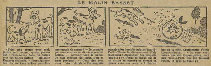 Fillette 1929 - n°1120 - page 11 - Le malin basset - 8 septembre 1929