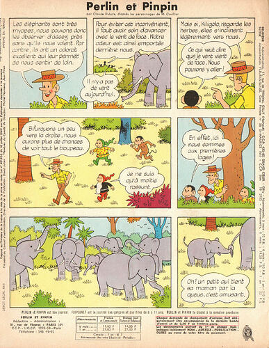 Perlin et Pinpin n°2 du jeudi 11 janvier 1968