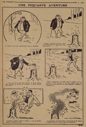 Pierrot 1927 - n°93 - page 5 - Une piquante aventure - 2 octobre 1927