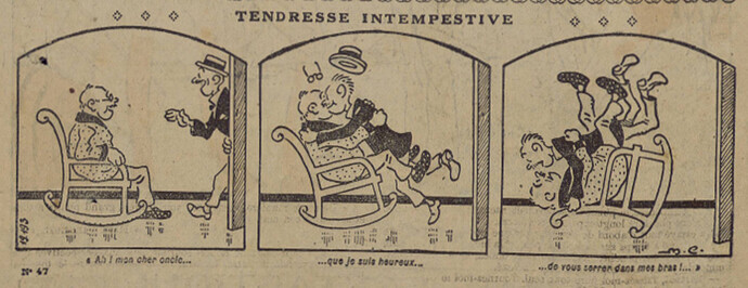 Pierrot 1926 - n°47 - page 2 - Tendresse intempestive - 14 novembre 1926