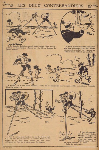 Pierrot 1931 - n°10 - page 10 - Les deux contrebandiers - 8 mars 1931