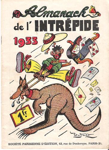 Almanach de l'Intrépide 1933 - couverture
