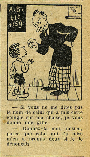 Cri-Cri 1933 - n°753 - page 11 - Dessin sans titre - 2 mars 1933