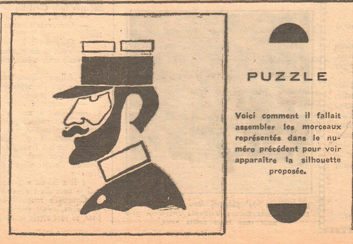 Coeurs Vaillants 1934 - n°20 - page 6 - Puzzle - 13 mai 1934
