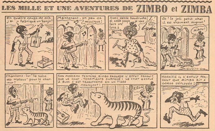 Zimbo et Zimba - Ames Vaillantes 1940 - n°5 - 1er février 1940 (p59 album 1937)