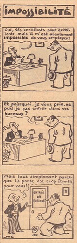 Coeurs Vaillants 1937 - n°33 - page 6 - Impossibilité - 15 août 1937