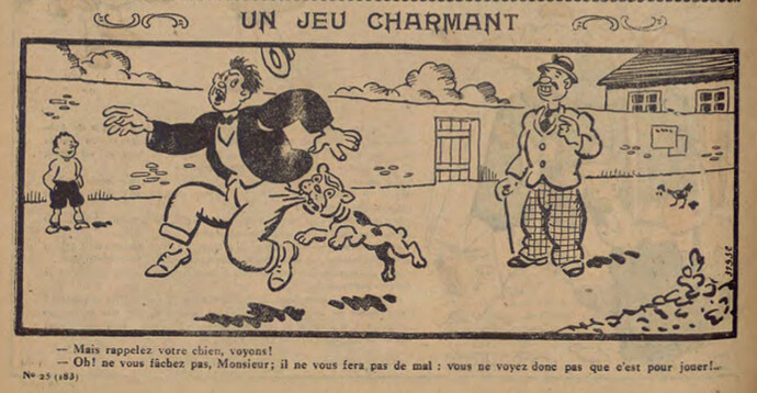 Pierrot 1929 - n°25 - page 10 - Un jeu charmant - 23 juin 1929