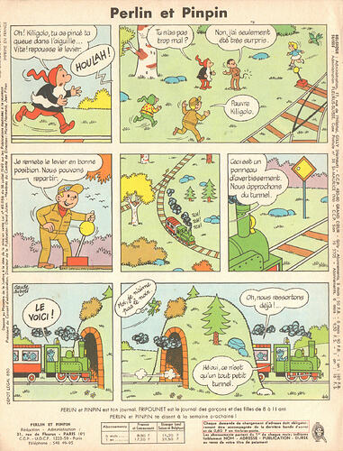 Perlin et Pinpin n°23 du jeudi 9 juin 1966