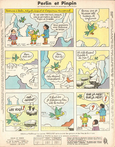 Perlin et Pinpin n°3 du jeudi 19 janvier 1967