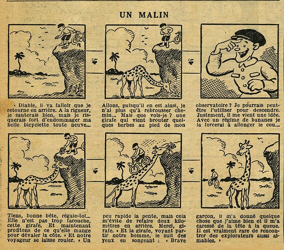 Cri-Cri 1933 - n°762 - page 14 - Un malin - 4 mai 1933