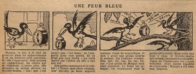 Fillette 1938 - n°1561 - page 14 - Une peur bleue - 20 février 1938
