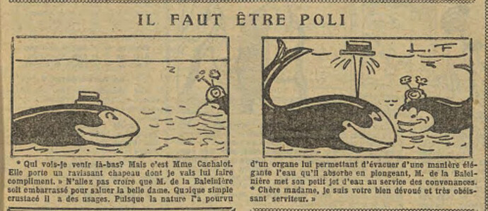 Fillette 1929 - n°1089 - page 11 - Il faut être poli- 3 février 1929