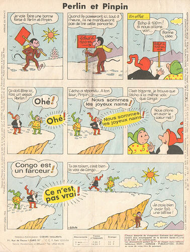 Perlin et Pinpin n°4 du jeudi 23 janvier 1964
