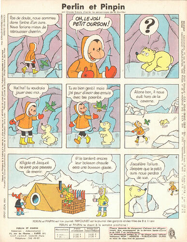 Perlin et Pinpin n°43 du jeudi 27 octobre 1966