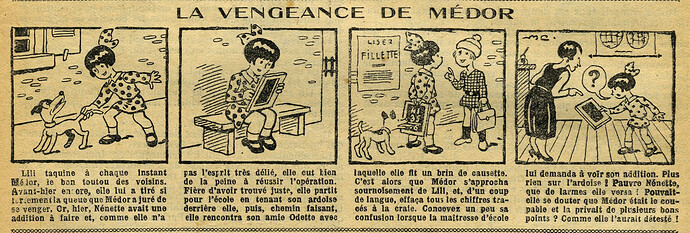 Fillette 1933 - n°1318 - page 6 - La vengeance de Médor - 25 juin 1933