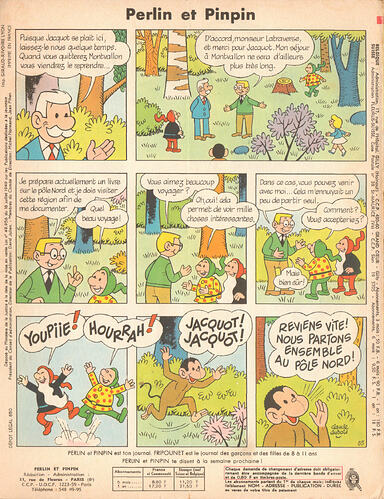 Perlin et Pinpin n°34 du jeudi 25 août 1966